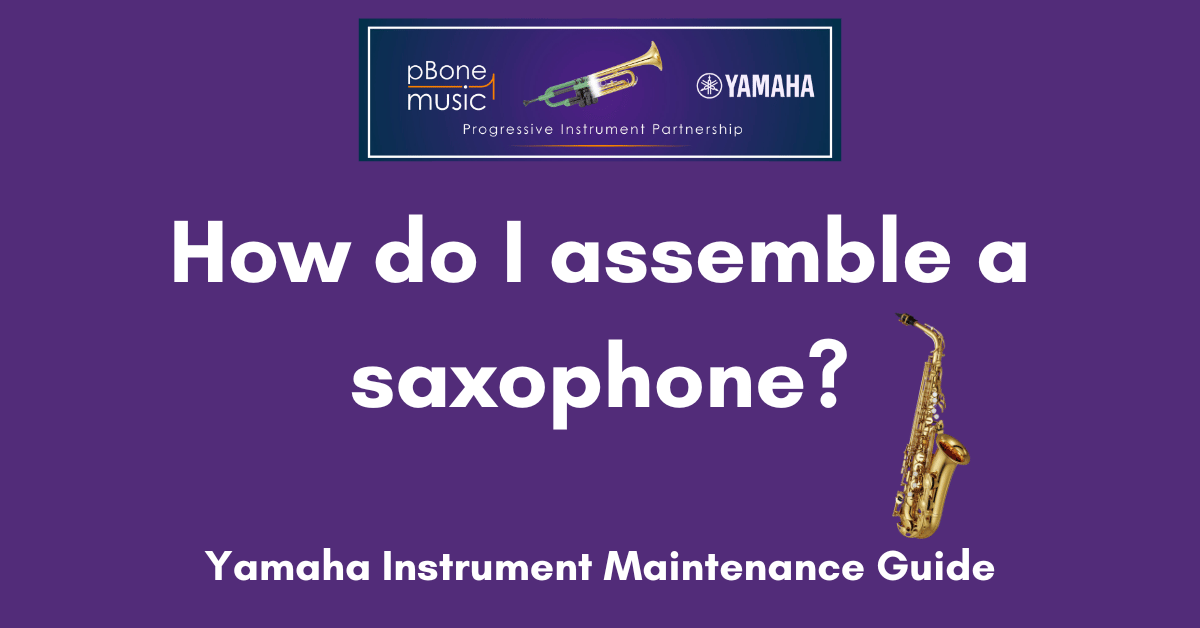 How do I assemble a saxophone?