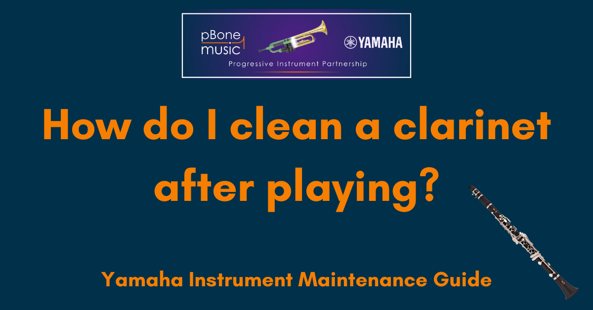 How do I clean a clarinet after playing?