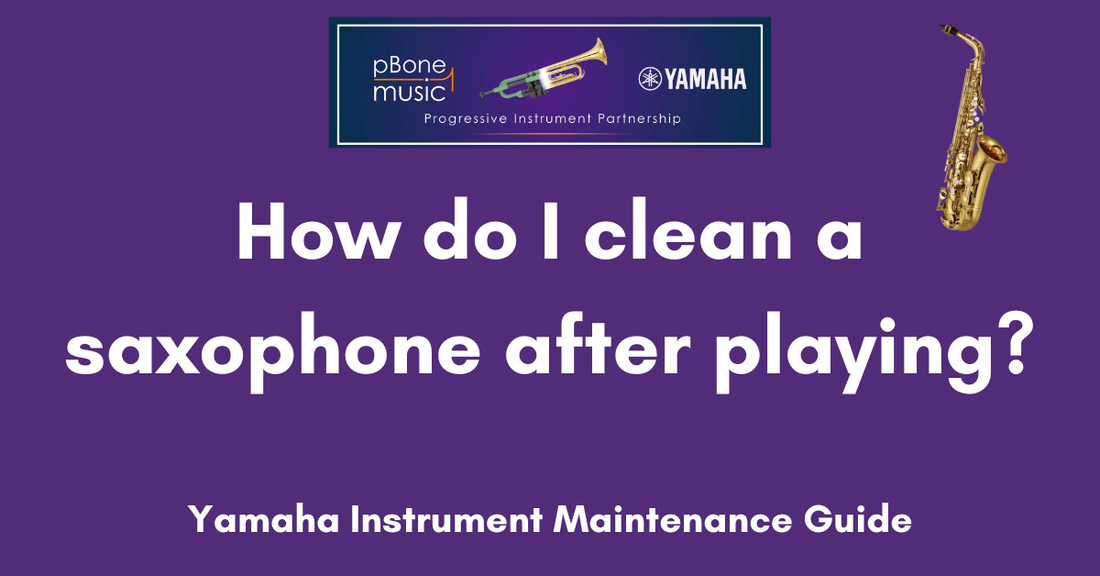 How do I clean a saxophone after playing?