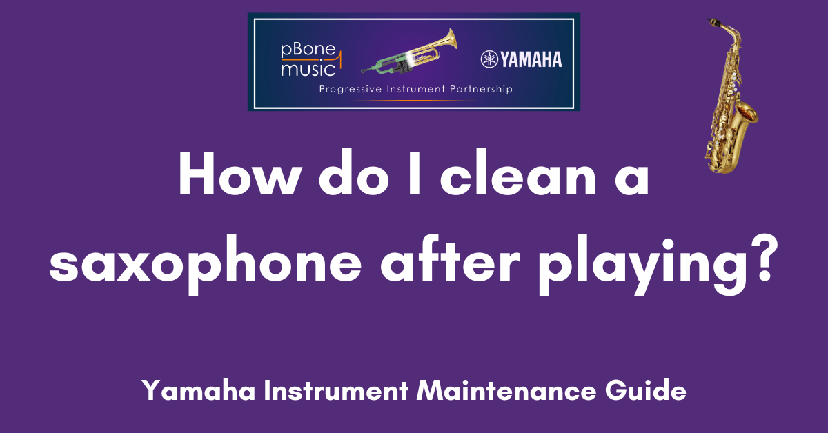 How do I clean a saxophone after playing?