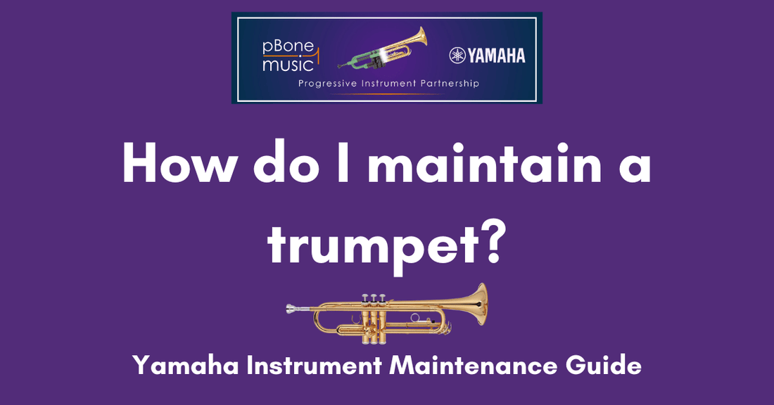 How do I maintain a trumpet?
