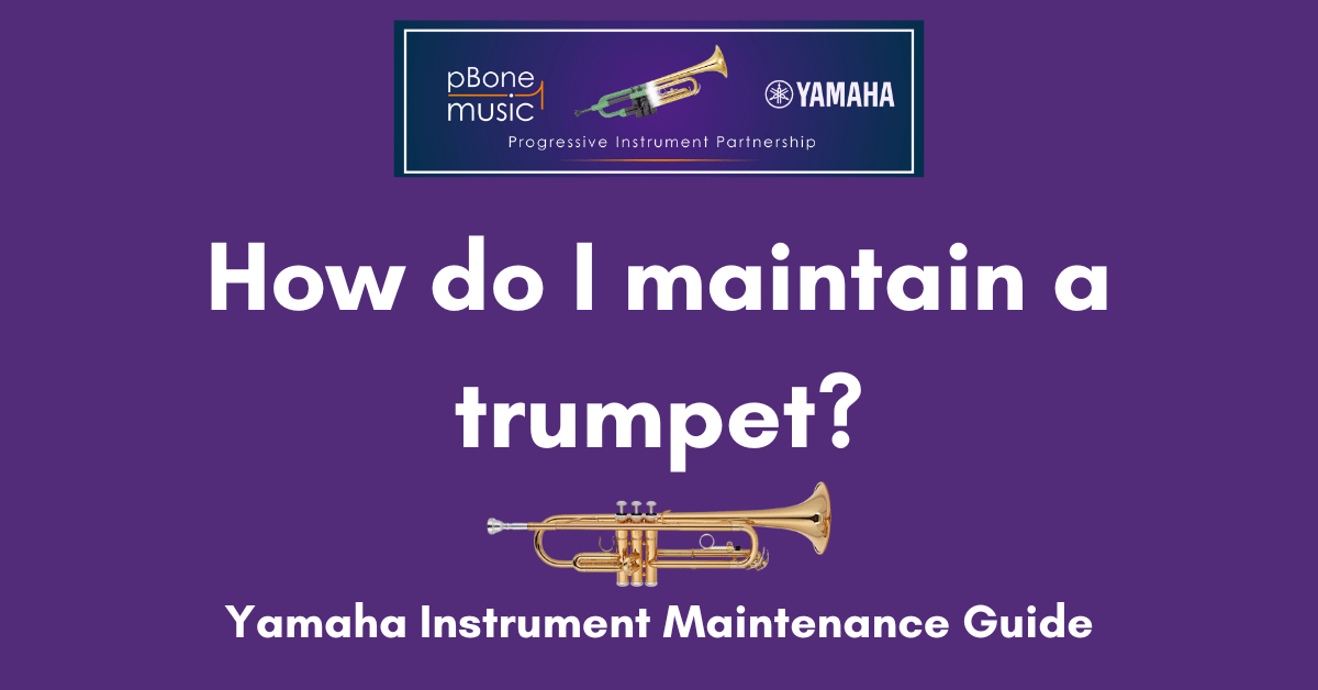 How do I maintain a trumpet?