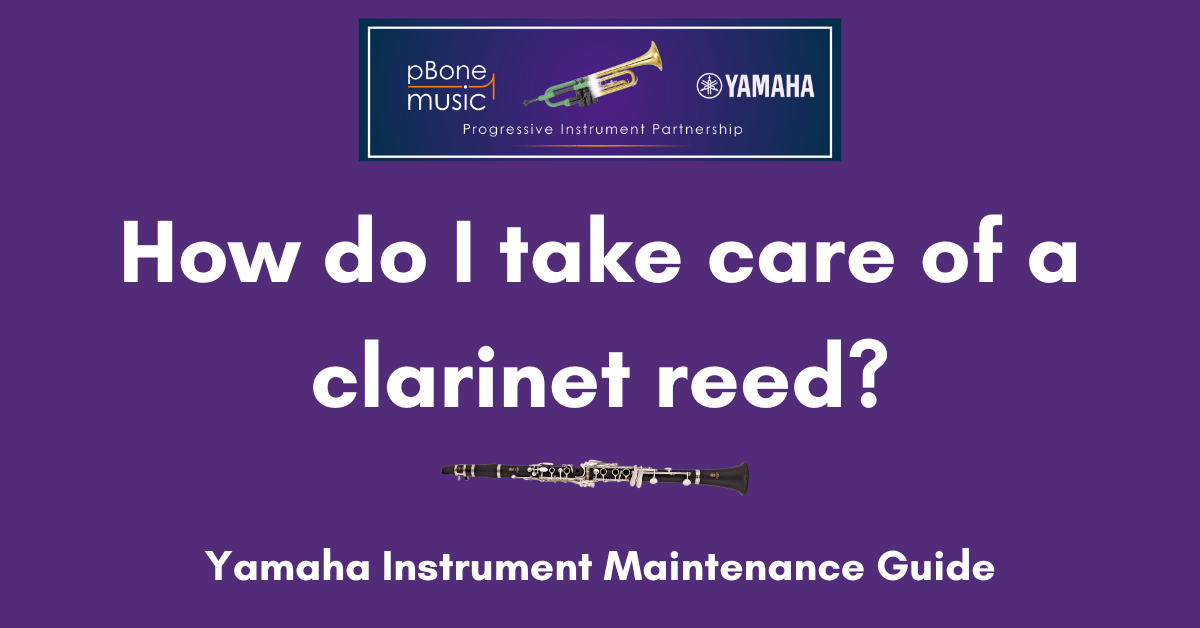 How do I take care of a clarinet reed?