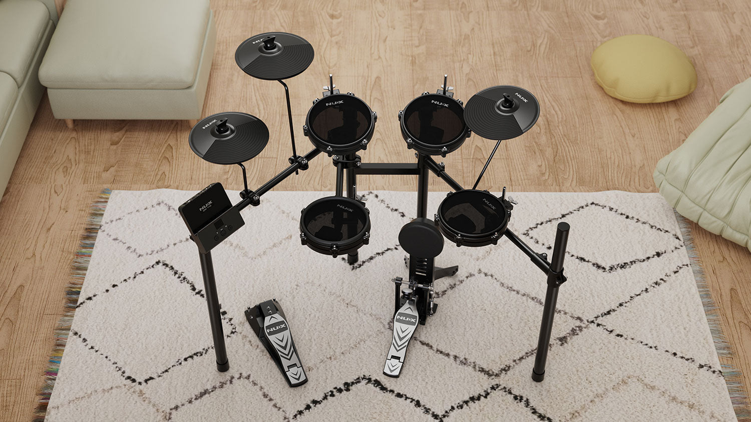 NUX DM-110 All Mesh Head Portable Digital Drum