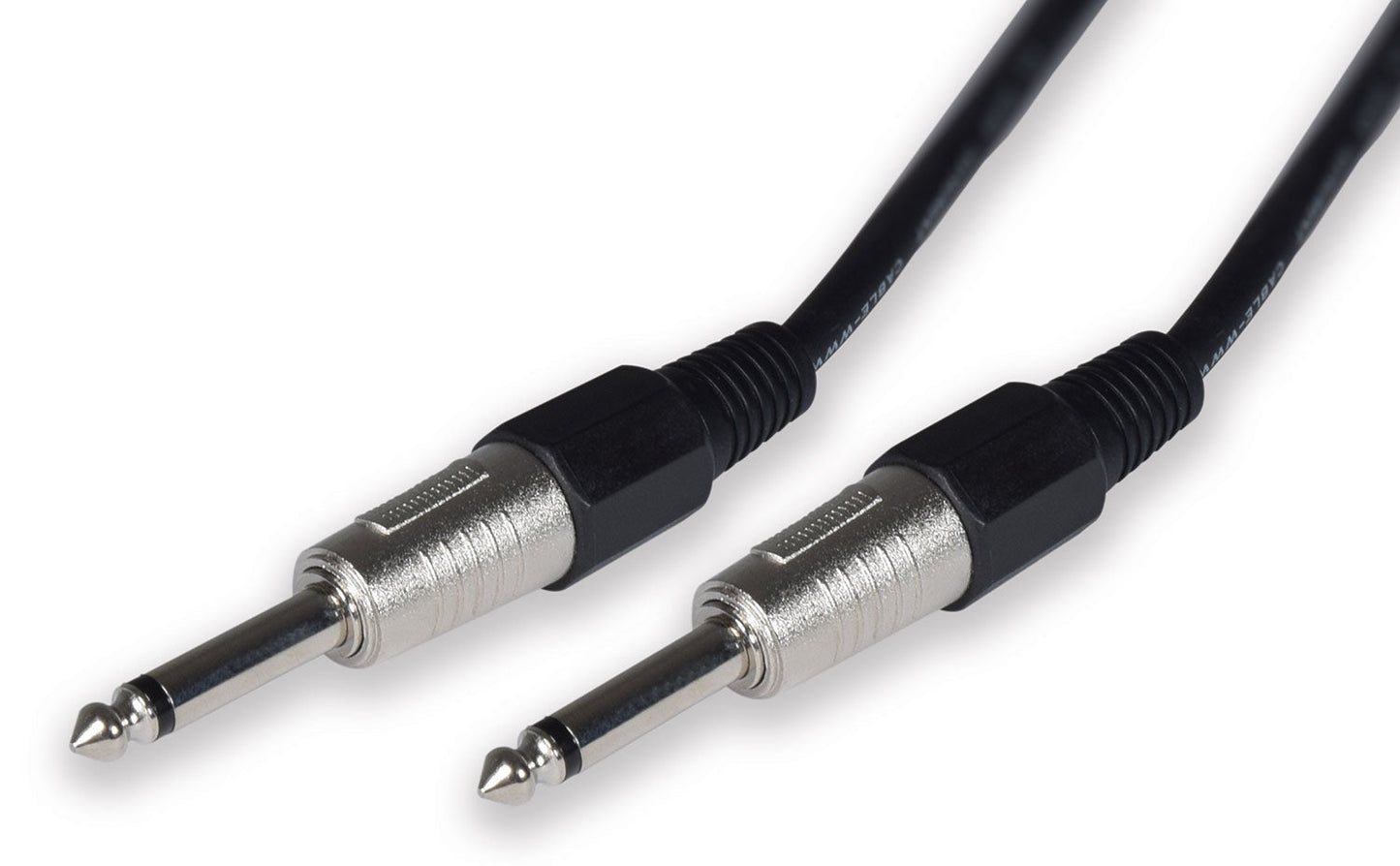 QTX Essential Guitar Leads 6.3mm Mono Jack Plug - 6.3mm Mono Jack Plug