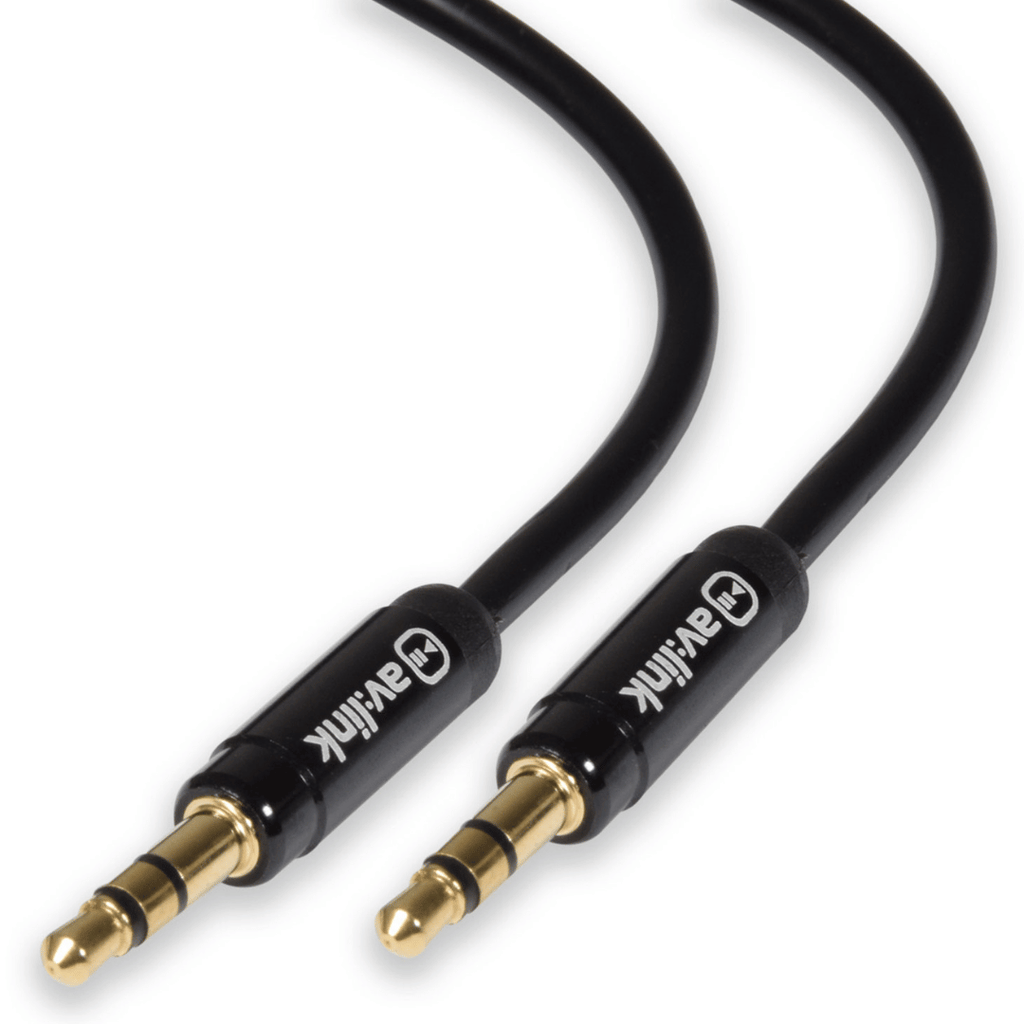 AV-Link Precision 3.5mm Stereo Plug to 3.5mm Stereo Plug Leads