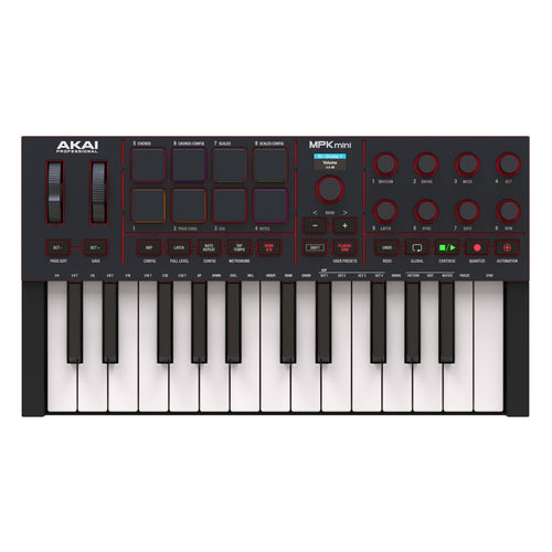 Akai Professional MPK Mini MK4 Compact MIDI Keyboard & Pad Controller