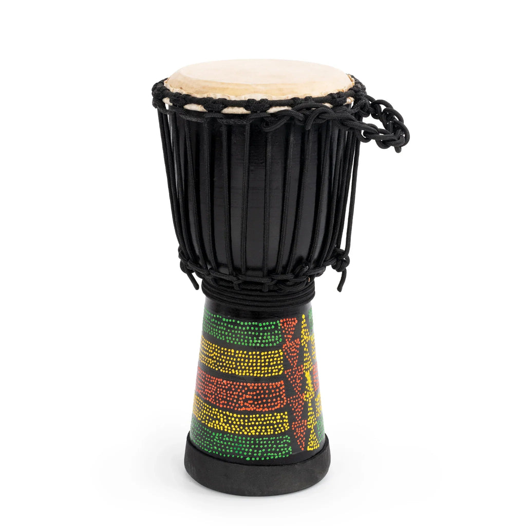 Percussion Workshop Kente Djembe – 8” Rope-Tuned