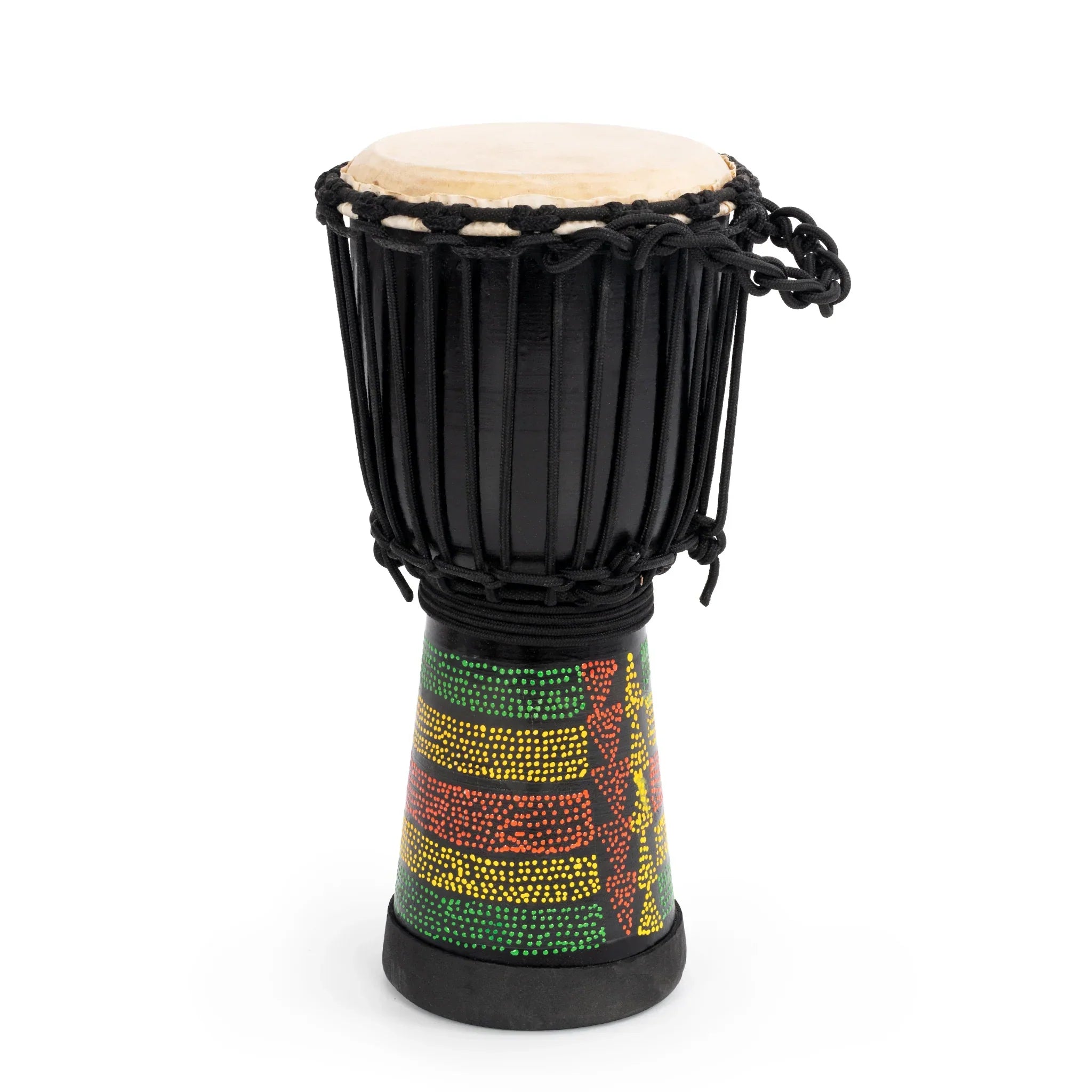 Percussion Workshop Kente Djembe – 8” Rope-Tuned
