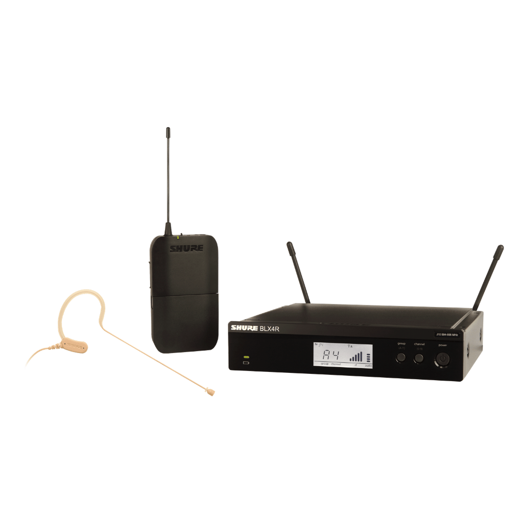 Shure BLX14R/MX53 Wireless Rack-mount Presenter System w/ MX153 Earset Mic