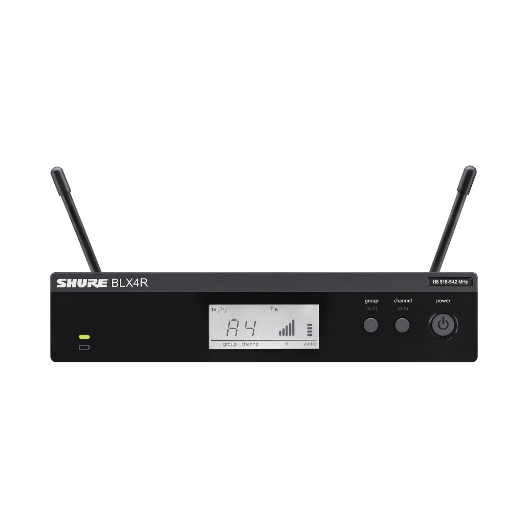 Shure BLX14R/MX53 Wireless Rack-mount Presenter System w/ MX153 Earset Mic