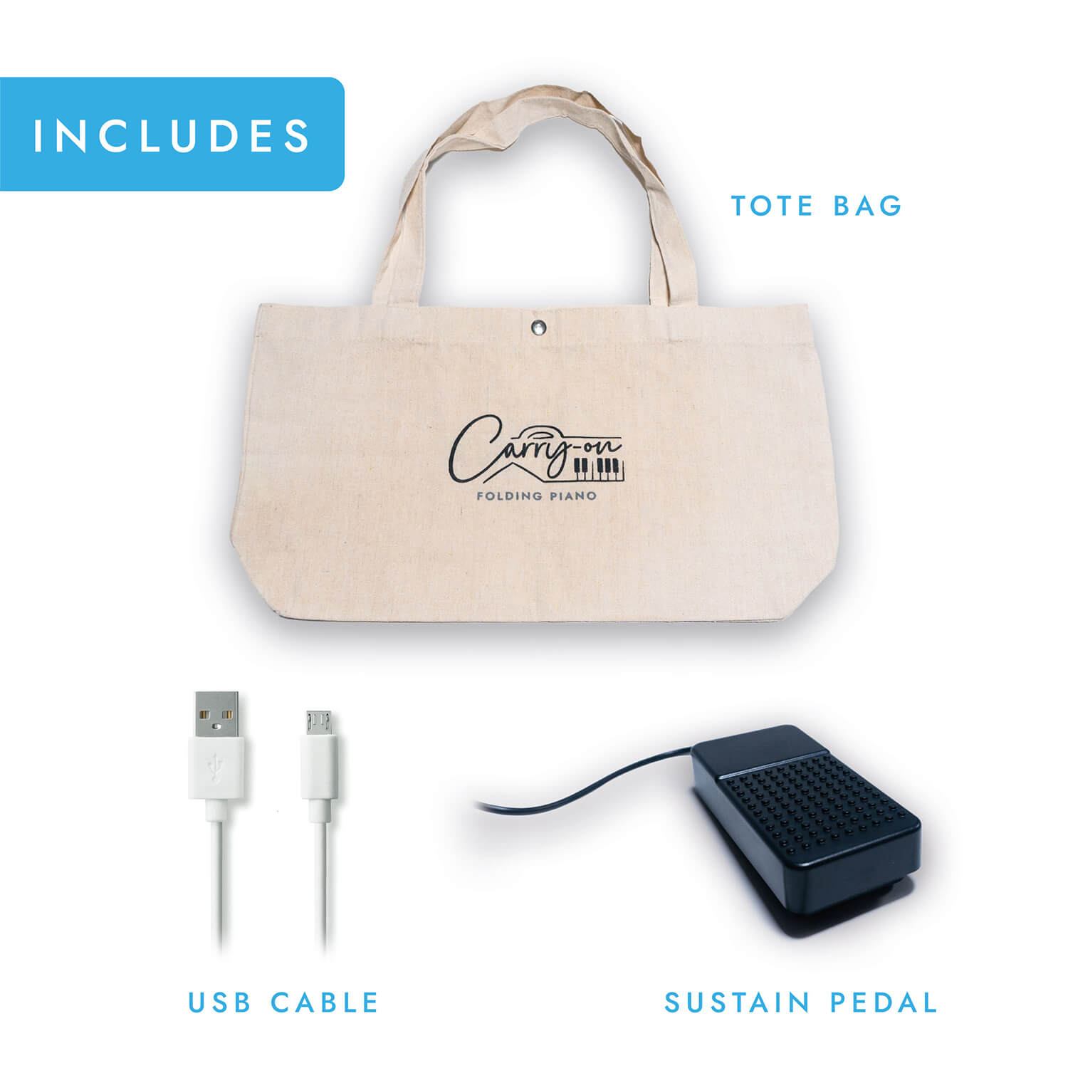 Carry-on Folding Piano 88-Key