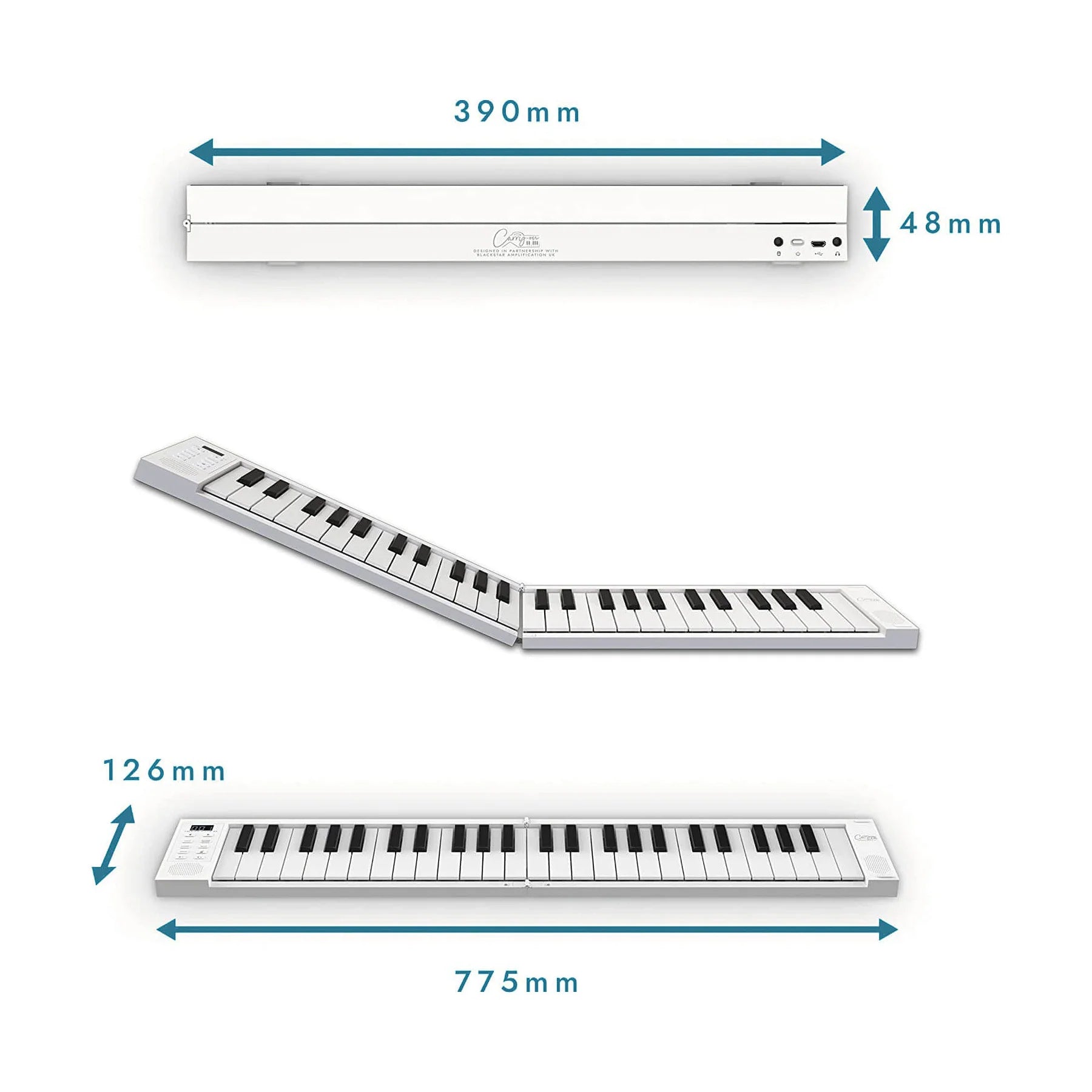 Carry-on Folding Piano 49-Key Touch