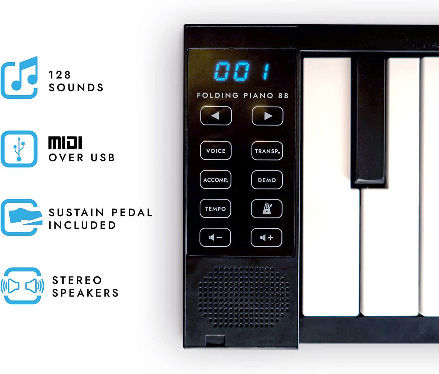 Carry-on Folding Piano 88-Key