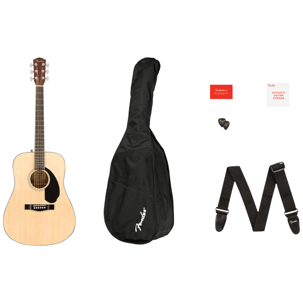 Fender CD-60S Dreadnought Acoustic Guitar Pack V2