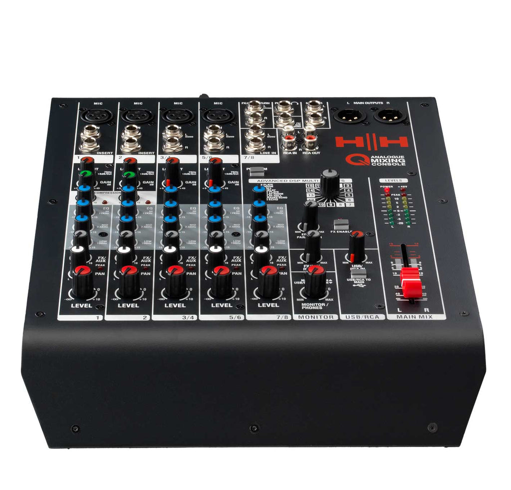 HH Q Series Q8FX Analogue Mixing Console