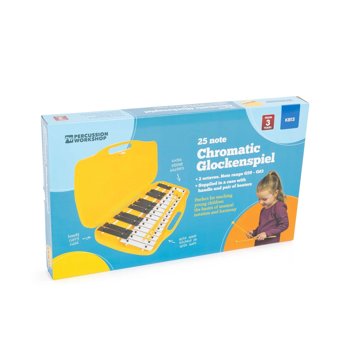 Percussion Workshop KB13 25 Note Chromatic Glockenspiel