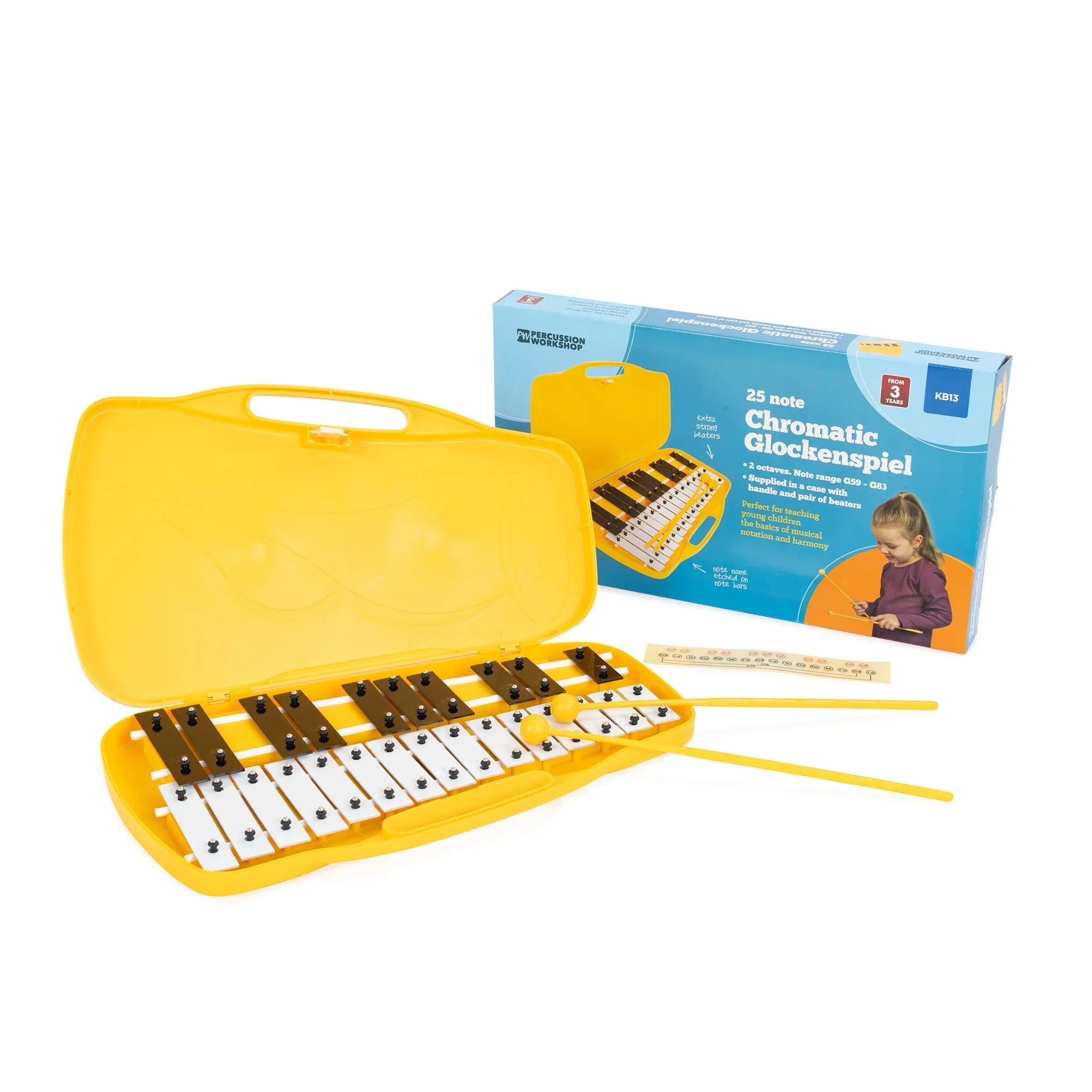 Percussion Workshop KB13 25-Note Chromatic Glockenspiel
