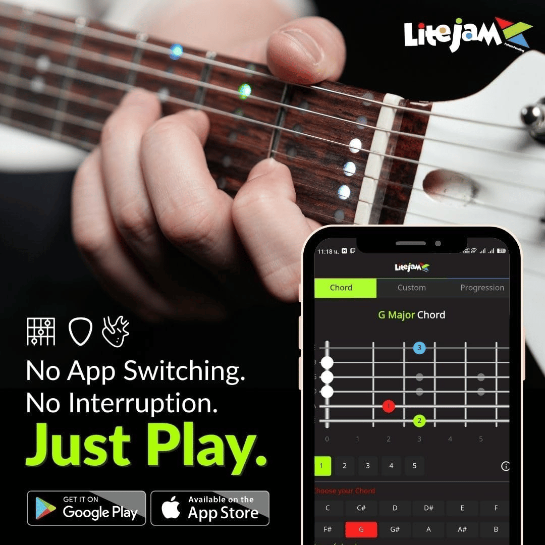 Litejam RGB24 Smart Learning Electric Guitar