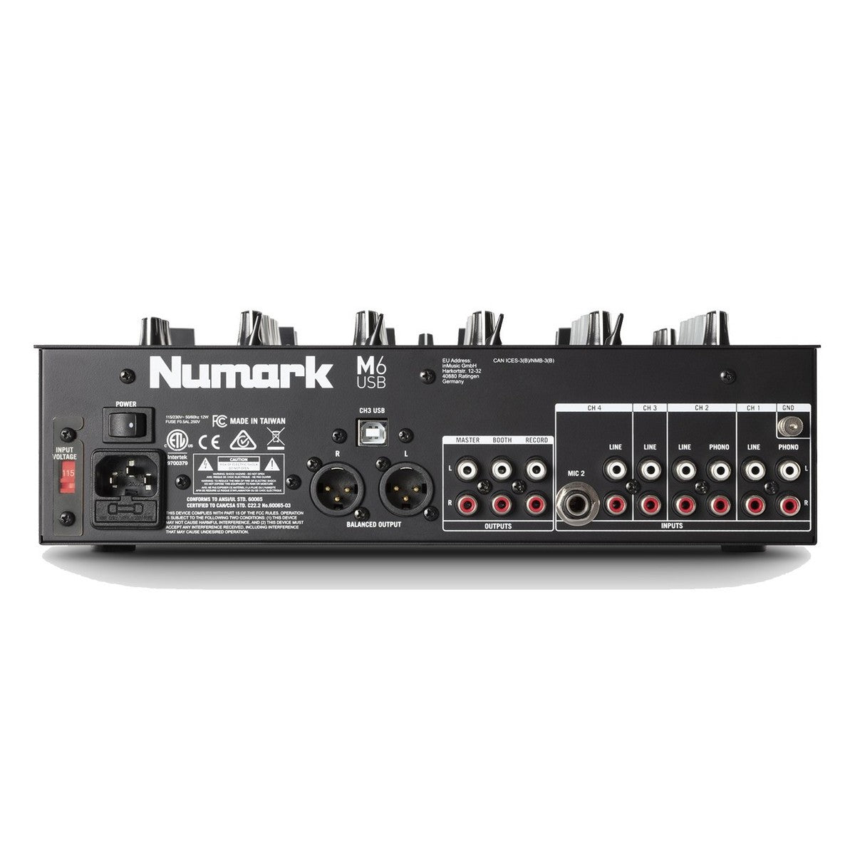Numark M6 Four-Channel USB DJ Mixer