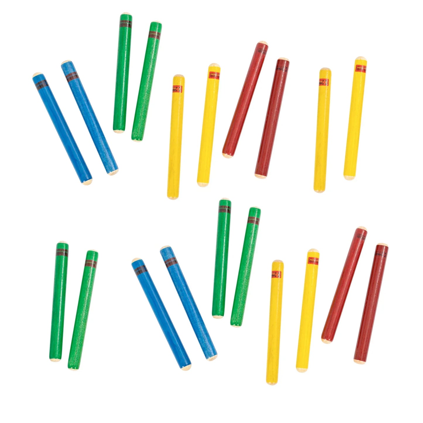 Percussion Plus Claves In Mixed Colours