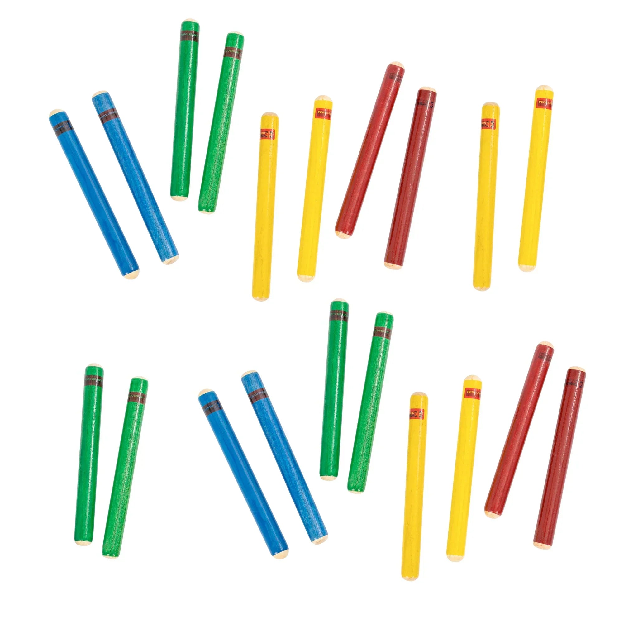 Percussion Plus Claves In Mixed Colours