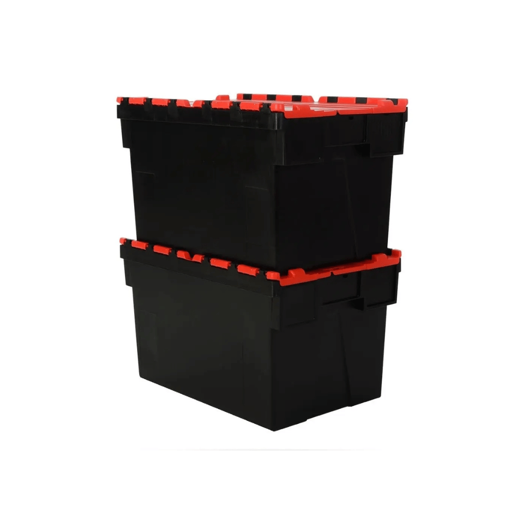 Pack of 2 - 65 Litre Attached Lid ALC Containers (367mm high)