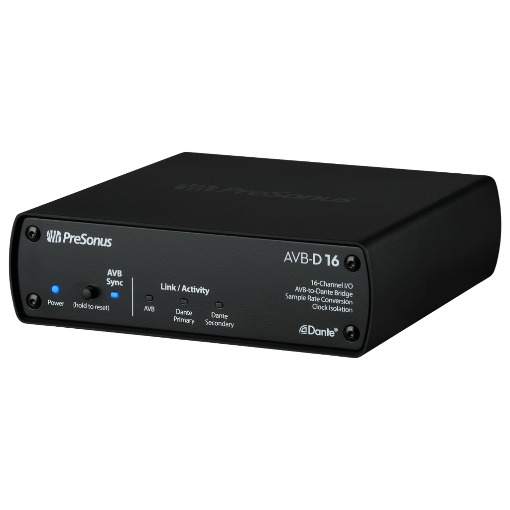 PreSonus AVB-D16 16x16 AVB-to-Dante Bridge
