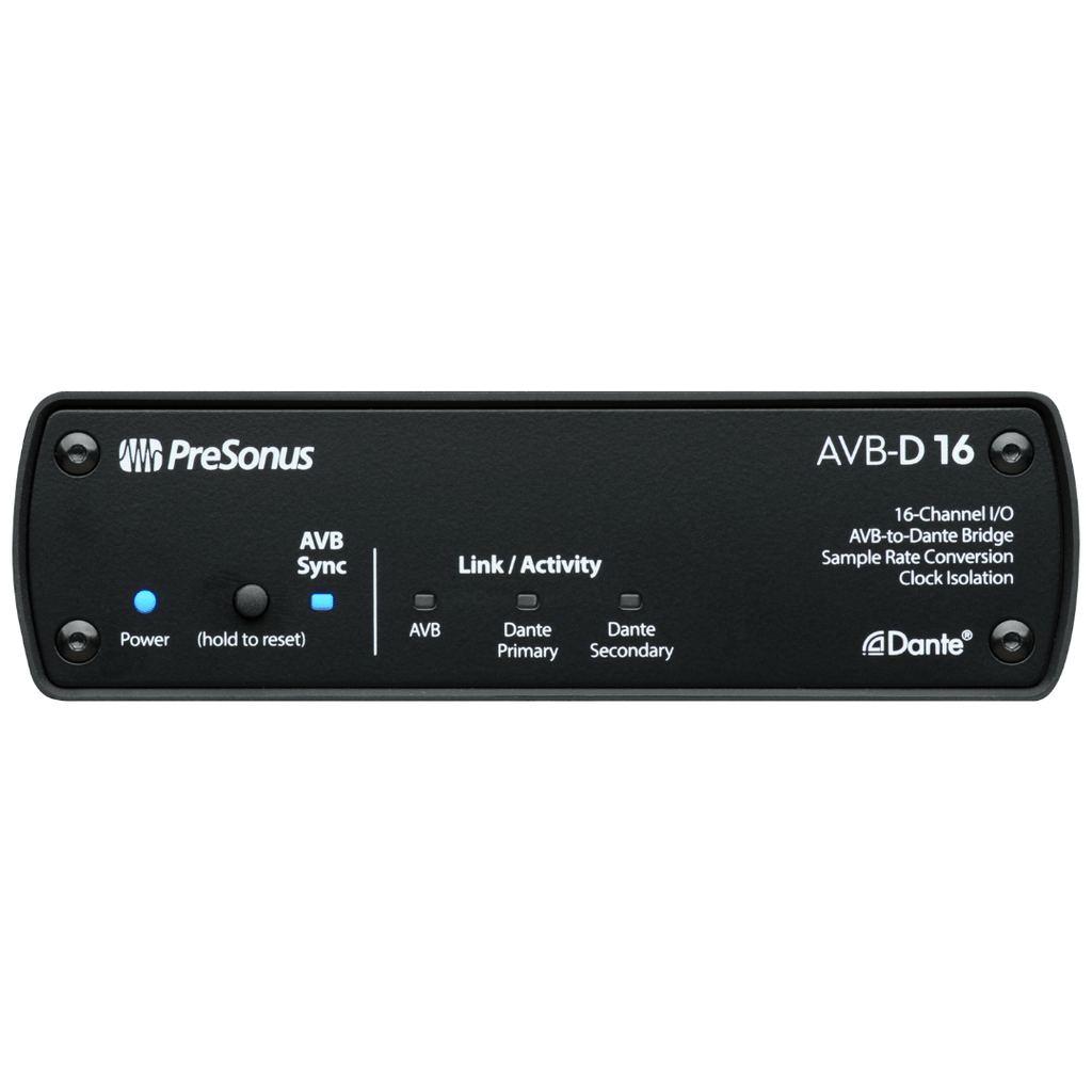 PreSonus AVB-D16 16x16 AVB-to-Dante Bridge