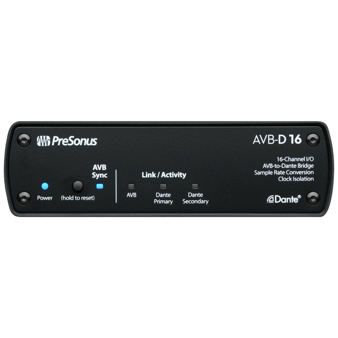 PreSonus AVB-D16 16x16 AVB-to-Dante Bridge