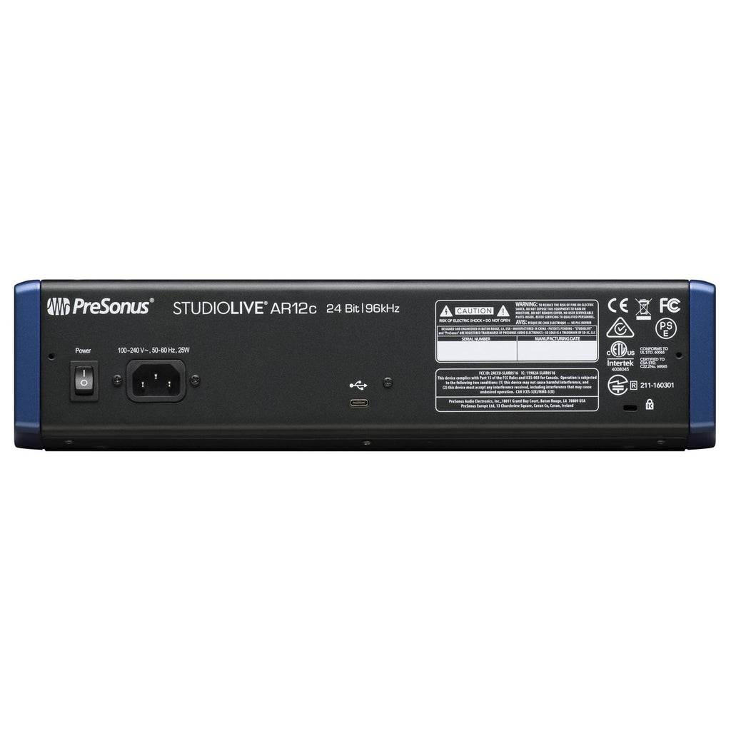 PreSonus StudioLive AR12c USB-C Mixer