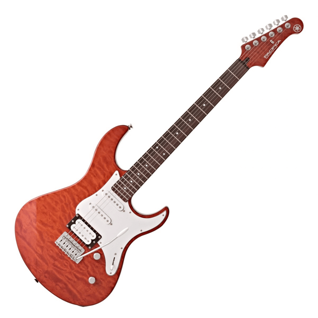 Yamaha Pacifica 212VQM Electric Guitar in Caramel Brown