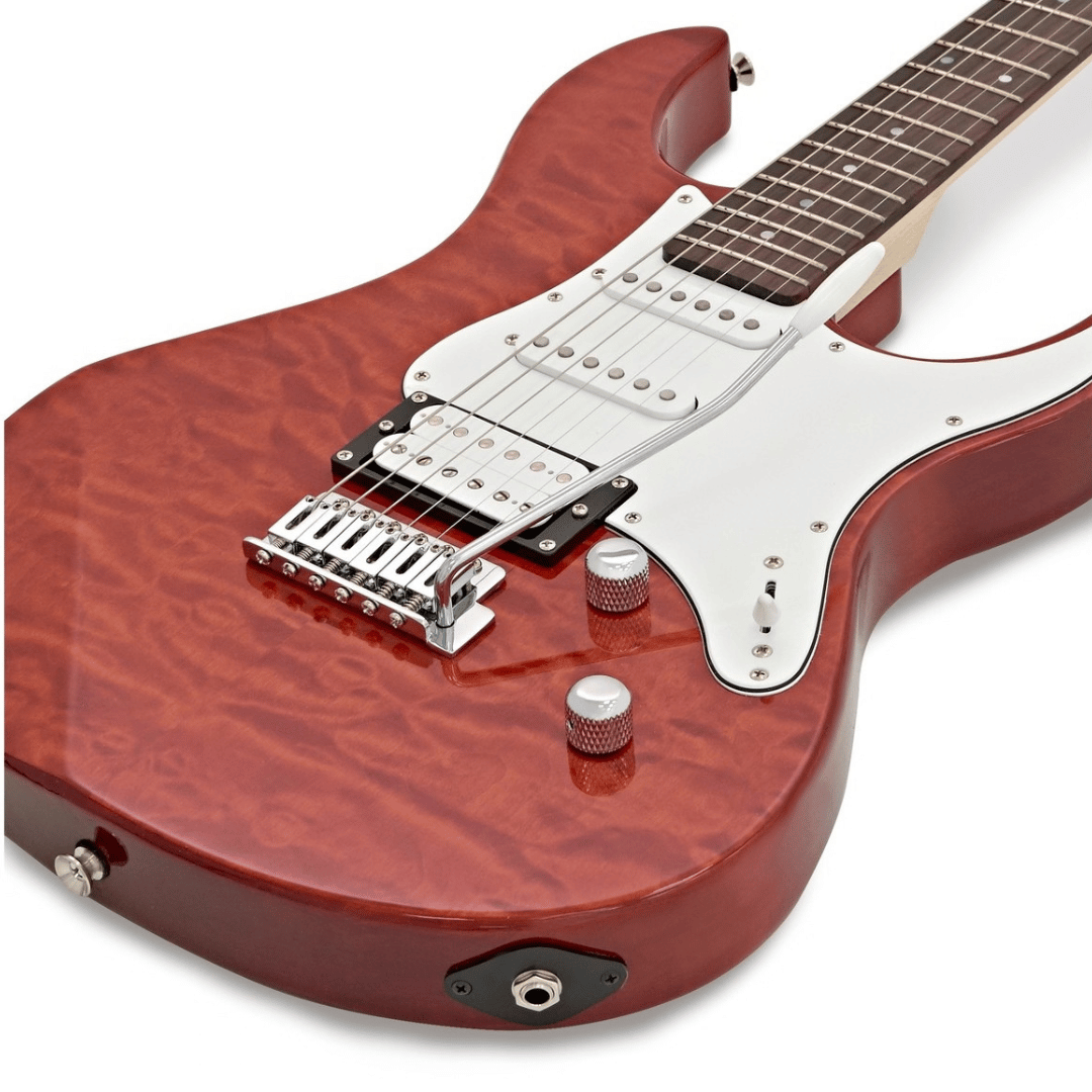 Yamaha Pacifica 212VQM Electric Guitar in Caramel Brown