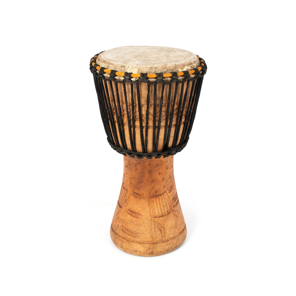 Percussion Plus Honestly Made Ghanaian Djembe – Rope Tuned 7" Head