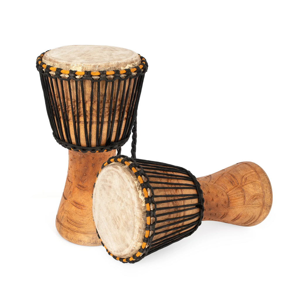 Percussion Plus Honestly Made Ghanaian Djembe – Rope Tuned 7" Head