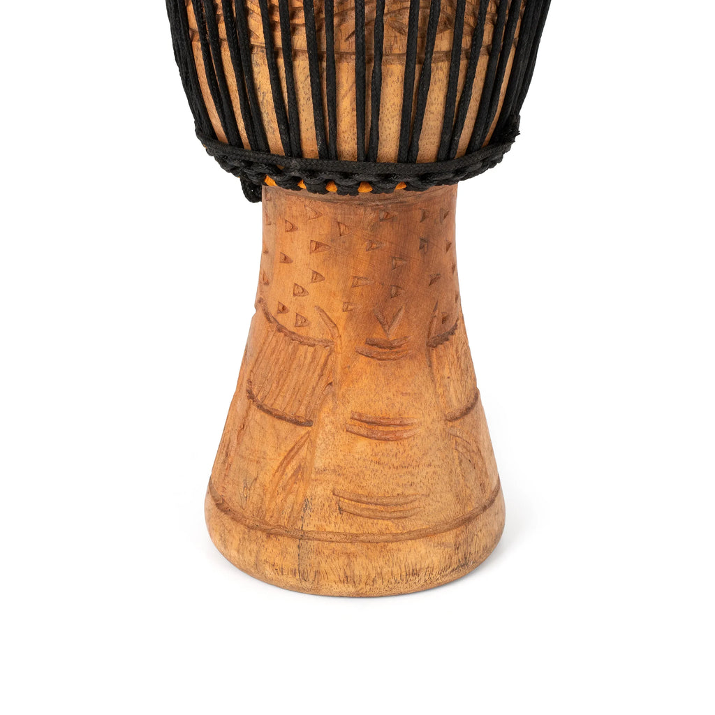 Percussion Plus Honestly Made Ghanaian Djembe – Rope Tuned 7" Head