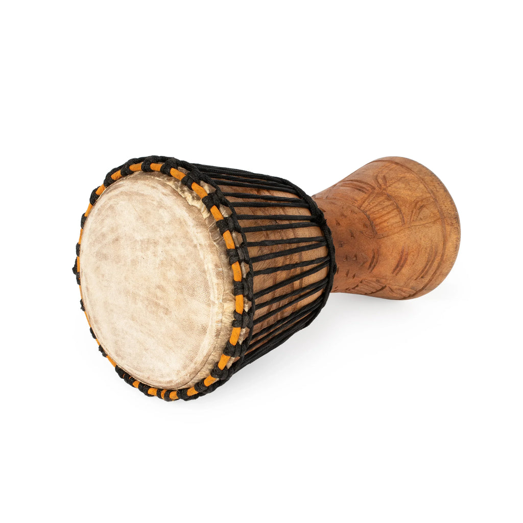 Percussion Plus Honestly Made Ghanaian Djembe – Rope Tuned 7" Head